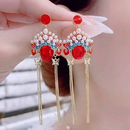 Ancient Oriental Opera earrings