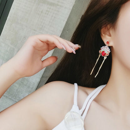 Ancient Oriental Opera earrings