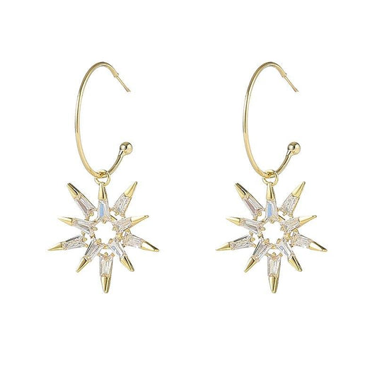 Make A Wish Crystal Star Earrings