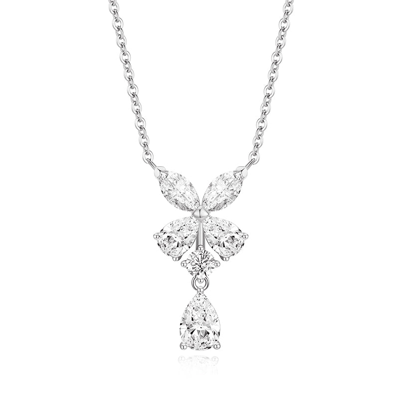 S925 Romantic Starlight Flower Fairy Necklace