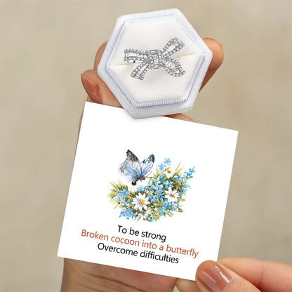 S925 Butterfly Ring