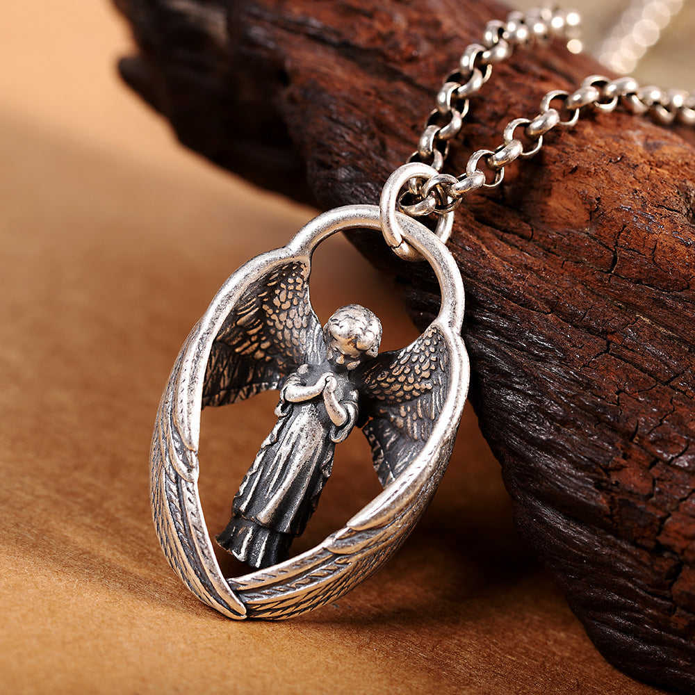 To My Son-S925 You are my angel necklace