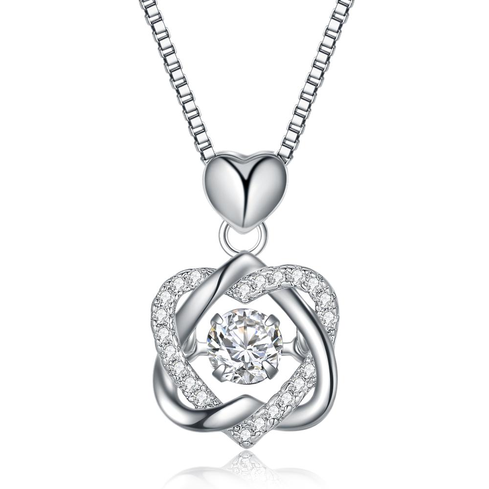 S925 Heart Beating Necklace