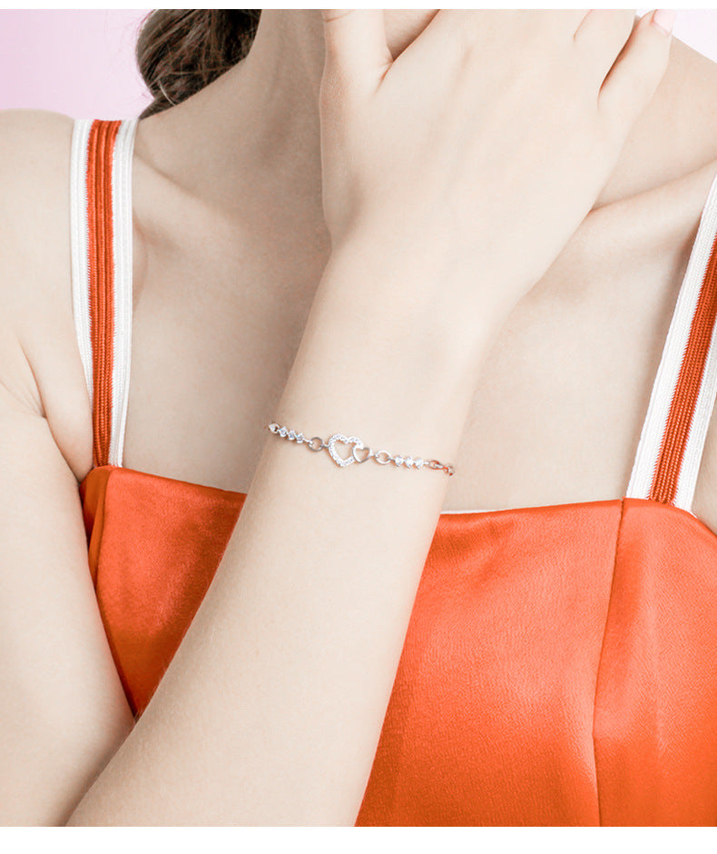 SOUL SISTER HEART BRACELET - CHERISH YOUR BOND