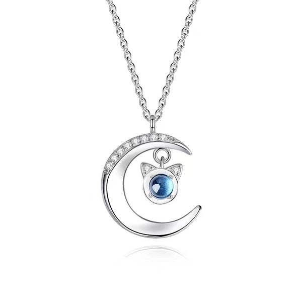 S925 Moon Necklace