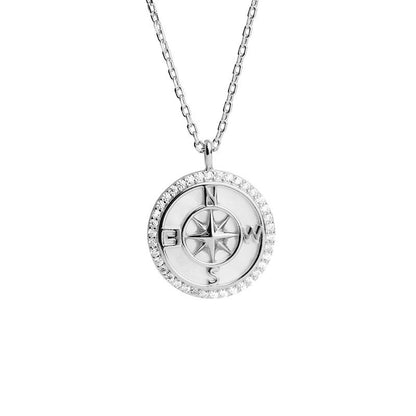 925 The compass necklace of the brave