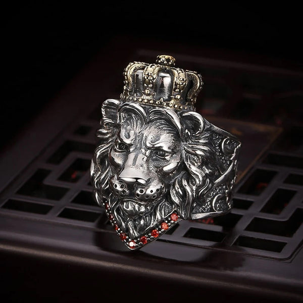 To My Son-S925 Great Lion King Ring
