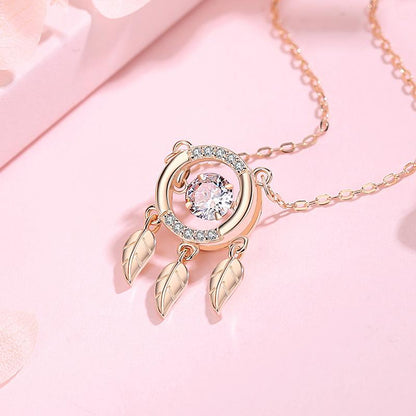 S925 Dream Catcher Beating Necklace