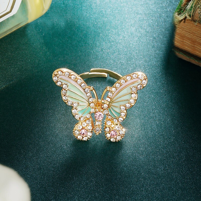 S925 BUTTERFLY KISS RING