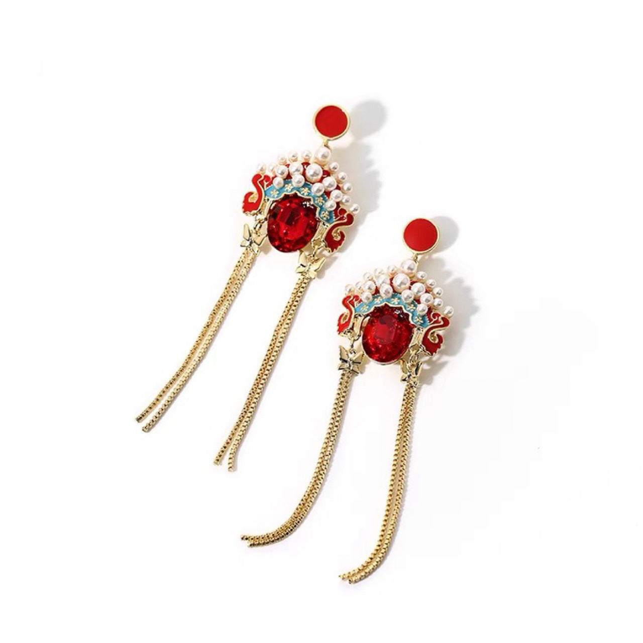 Ancient Oriental Opera earrings