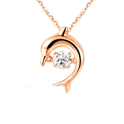 S925  Dolphin necklace