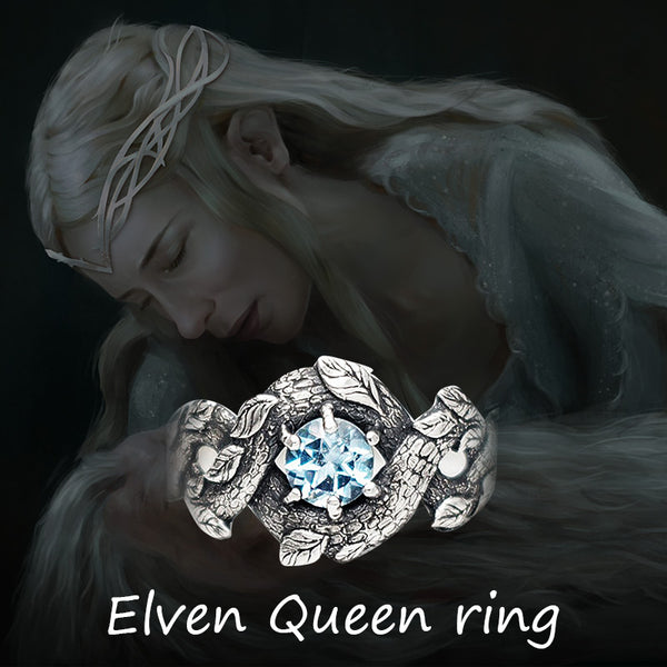 S925 Elven Queen ring