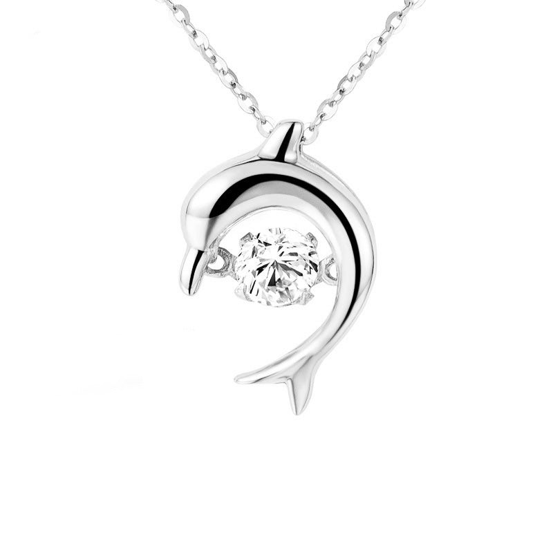 S925  Dolphin necklace