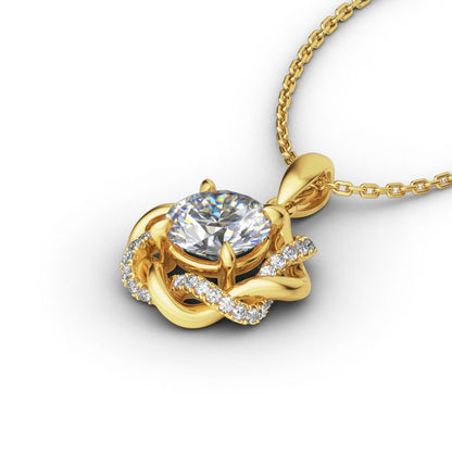 S925  Love Knot Necklace