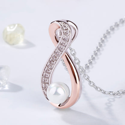 Mother & Daughter Infinity Necklace