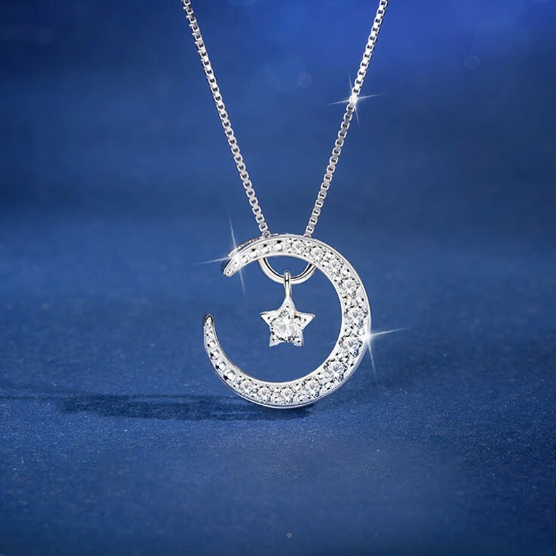 S925 Fantasy Star and Moon Necklace (12 kinds of DIY)