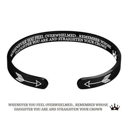 Straighten Your Crown bracelet cuff bangle
