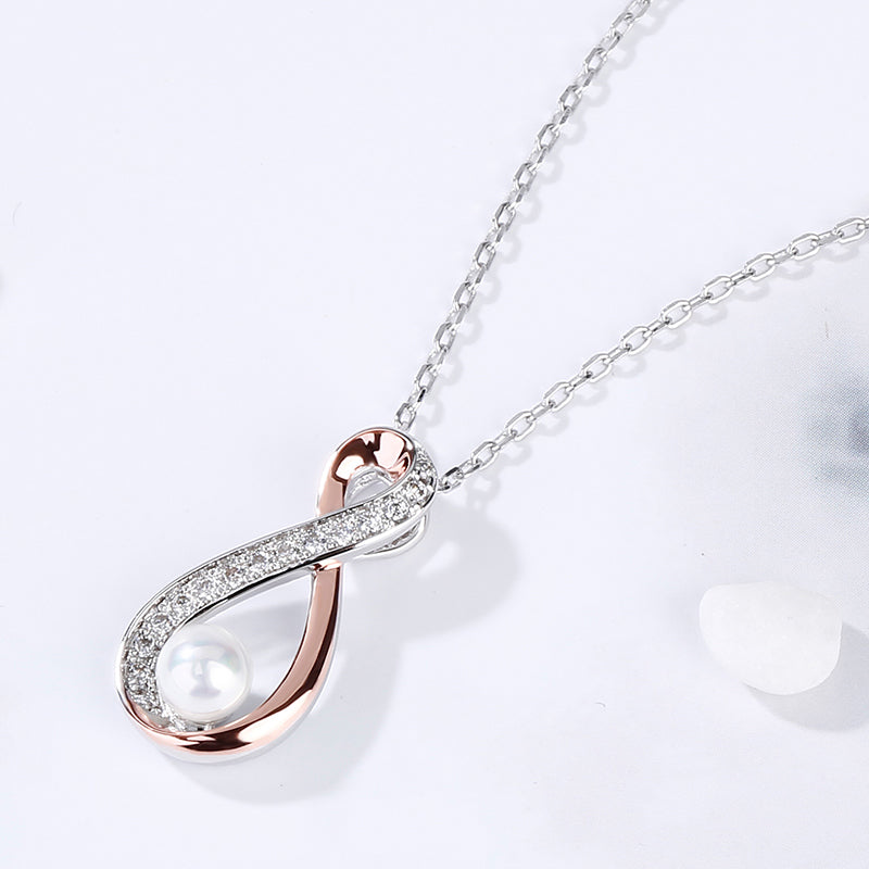 Mother & Daughter Infinity Necklace
