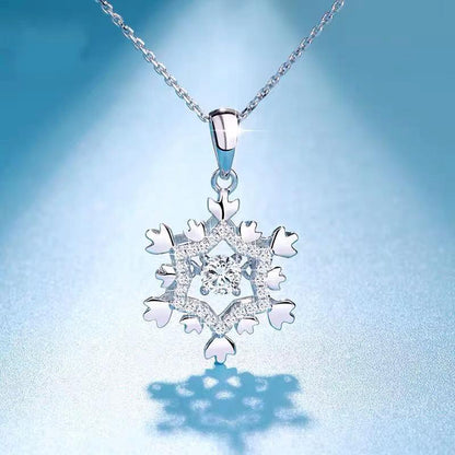S925 Unique You Snowflake Necklace