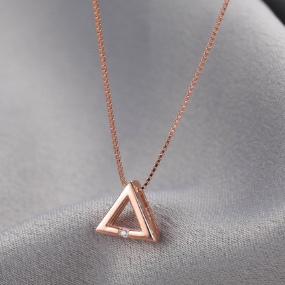 For Friend - My Badass Tribe Triangle Necklace
