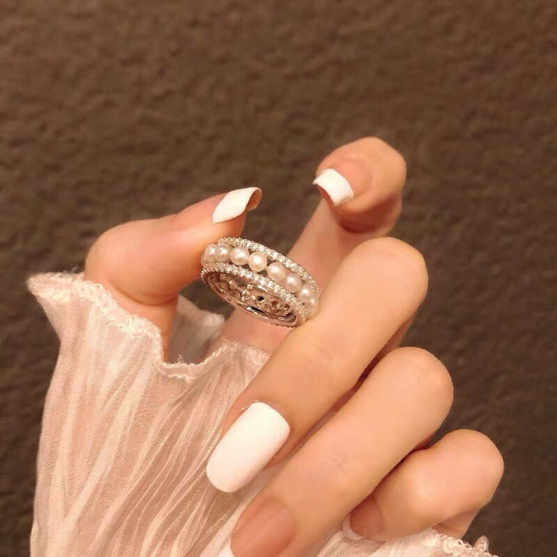 S925 Pearl Ring