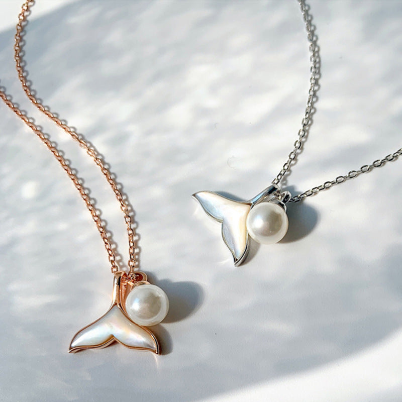 S925 Mermaid Pearl Necklace