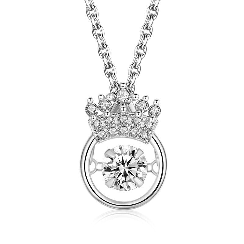 S925 Crown Dance Necklace