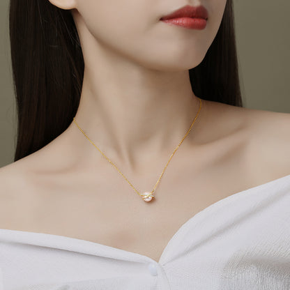 S925 Bond Pearl Necklace