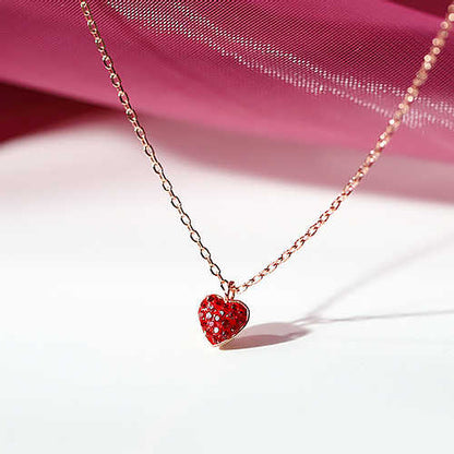S925 Love You Forever Heart Necklace