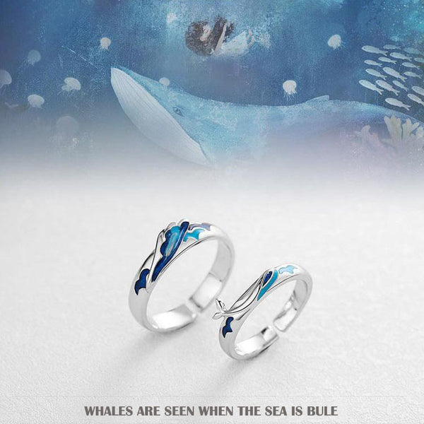 S925 Sea & Whales Ring