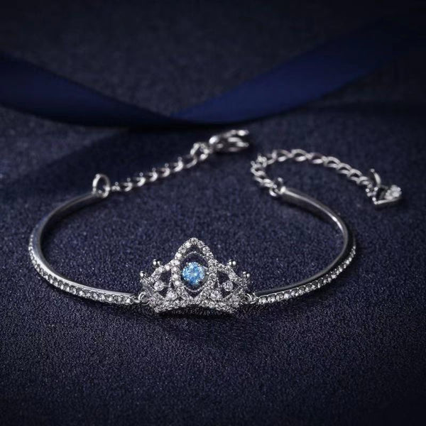 S925 Crown Sparkling Dance Bracelet