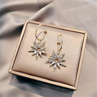 Make A Wish Crystal Star Earrings